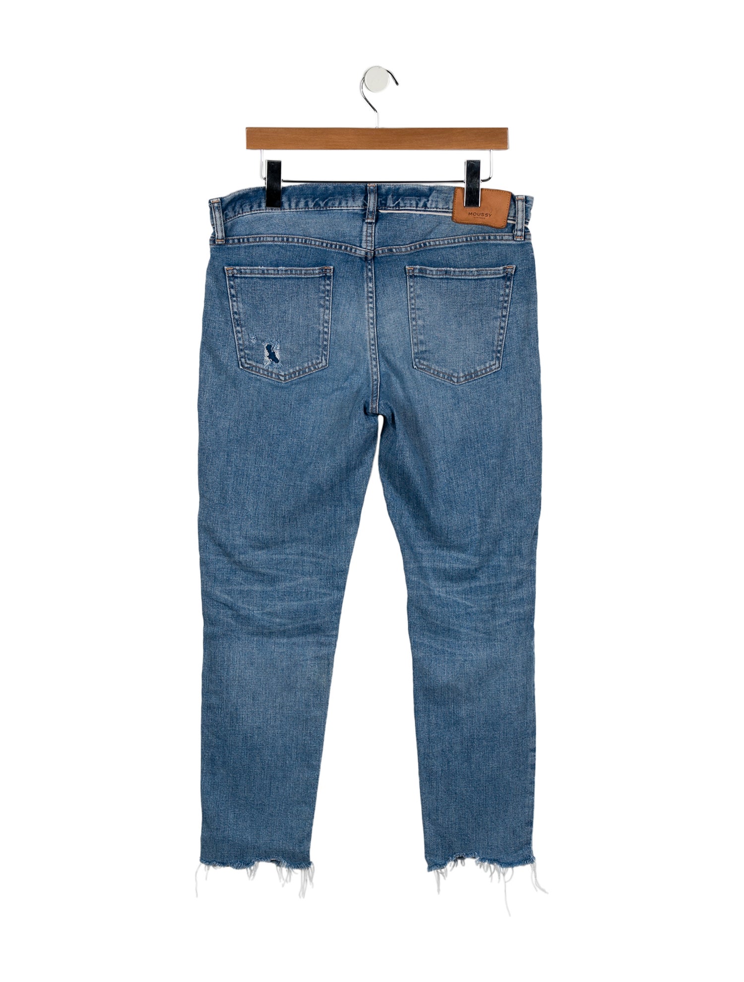 Moussy Mid-Rise Straight Leg Jeans